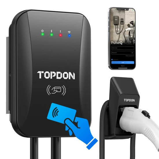 Topdon Produttore Ocpp Livello Tipo 2 1 3 Fasi 32A 16A 7kw 9.6kw 11kw 16kw 22kw Montaggio a parete Pulseq AC Home Stazione di ricarica rapida Wallbox EV Caricatore per auto elettrica